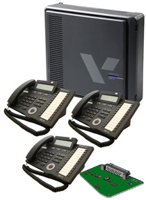 (image for) Vertical SBX 3 Phone Kit with Voice Mail - Click Image to Close